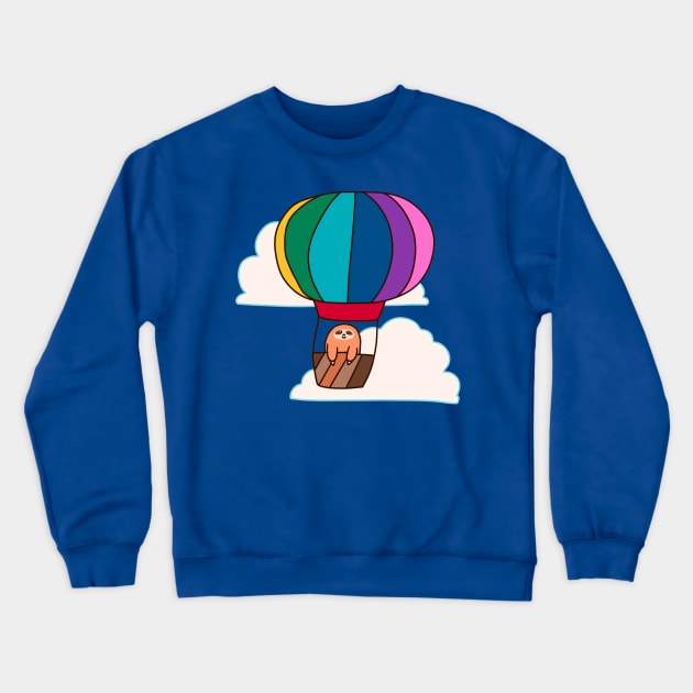 Hot Air Balloon Crewneck Sweatshirt by saradaboru